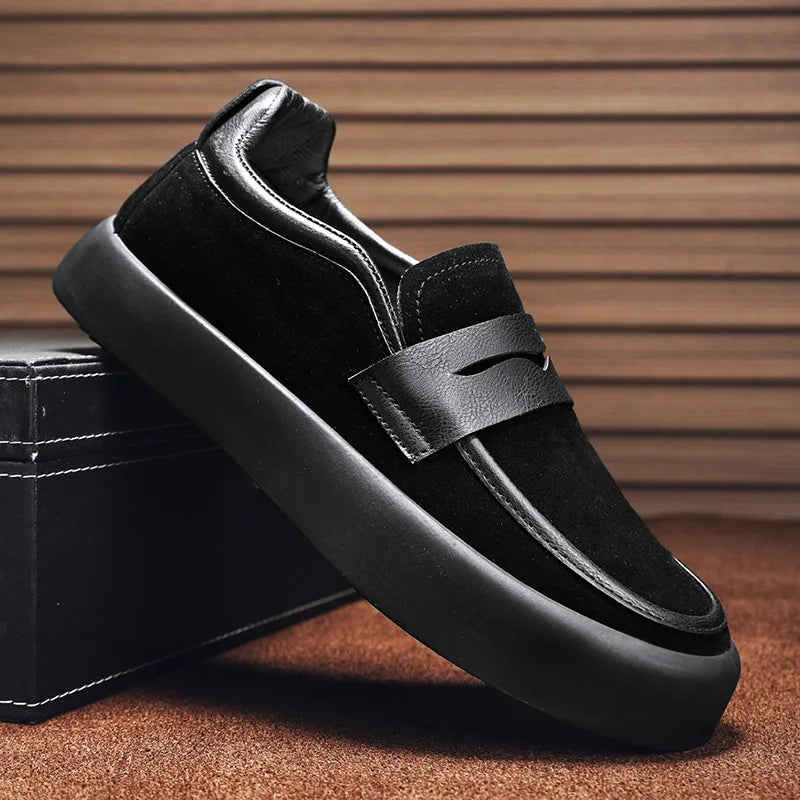 Mocassim Masculino de Camurça
