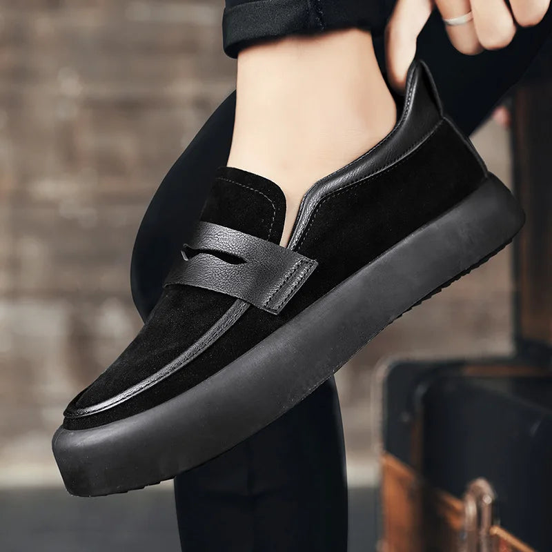 Mocassim Masculino de Camurça