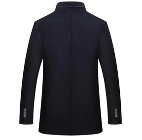 Casaco Trench Coat Masculino de Lã Grife