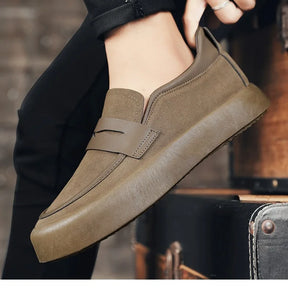 Mocassim Masculino de Camurça