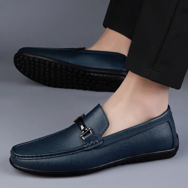 Mocassim Masculino de Couro