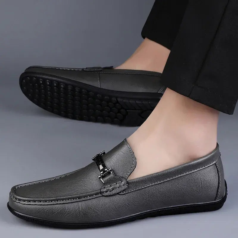 Mocassim Masculino de Couro