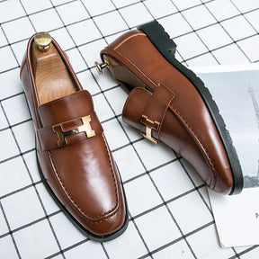 Mocassim Masculino de Couro